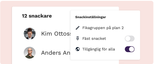 Chattgrupp Personalapp